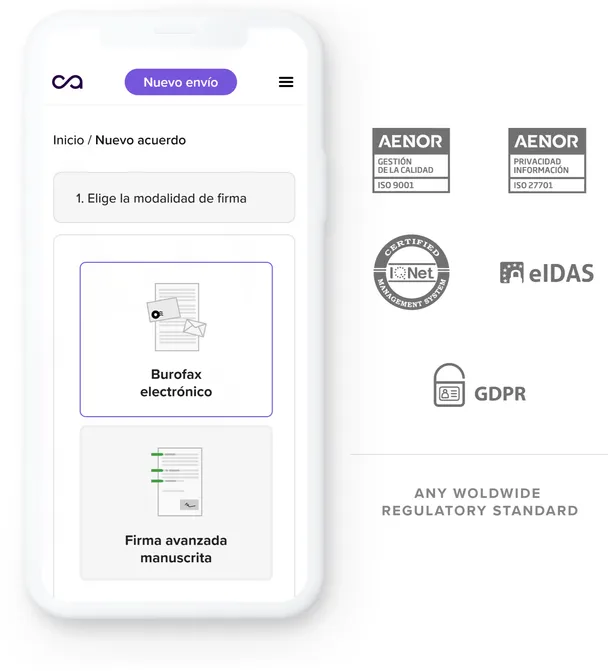 Tecalis actúa como tercero de confianza (Trust Services Provider) certificado por la UE