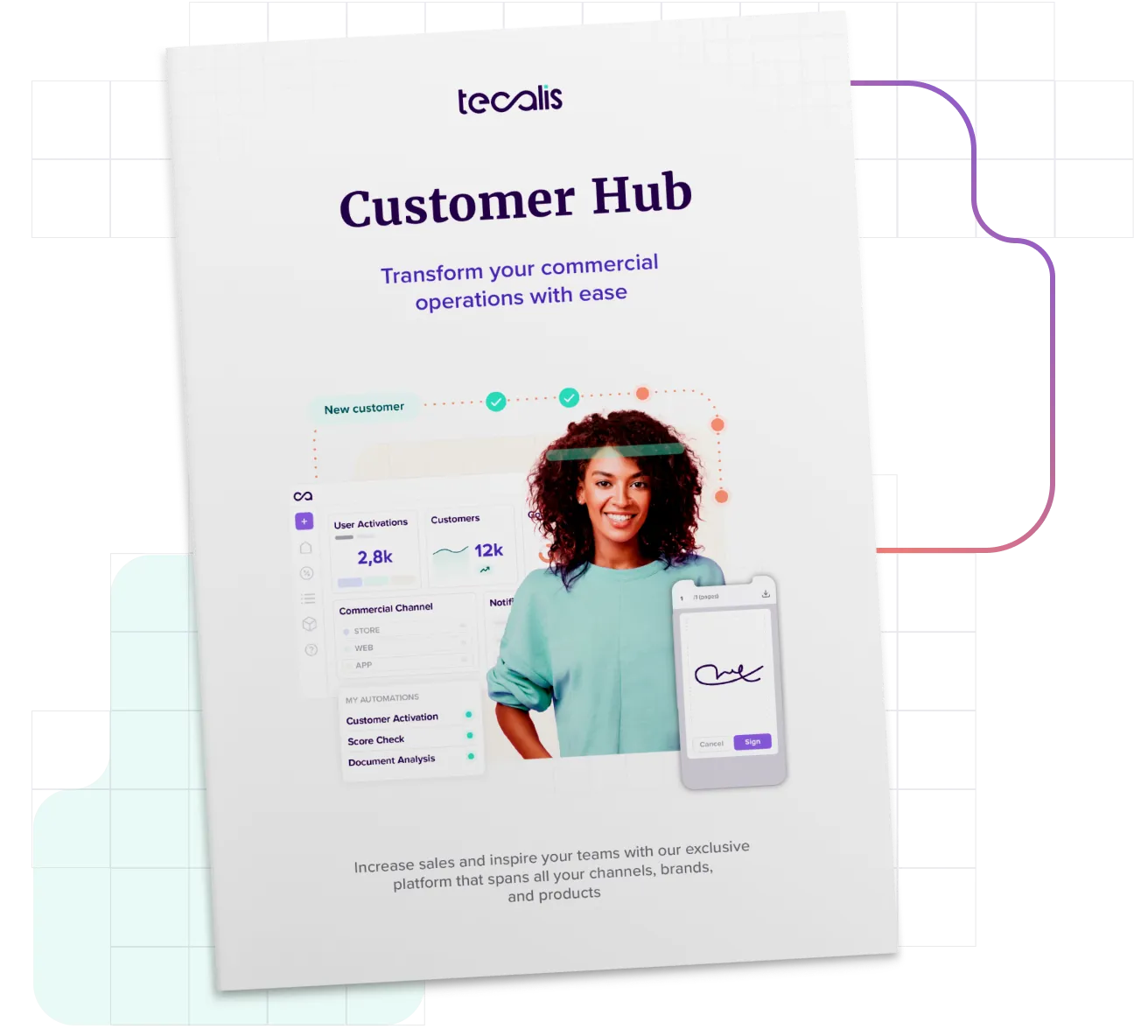 cover customer hub brochure
