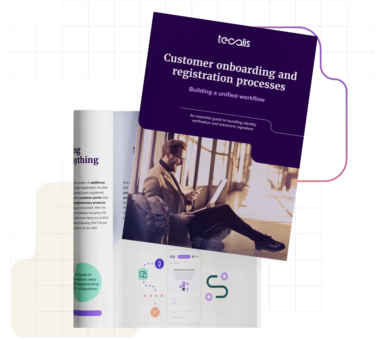 a man doing an onboarding process