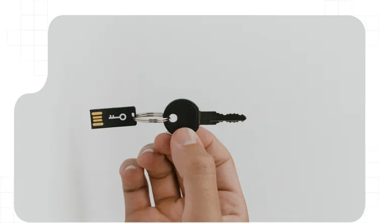 USB security key with automated AML