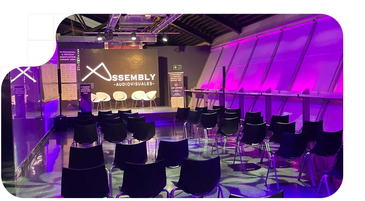 One of the rooms at the upcoming FIS VII, empty before the event