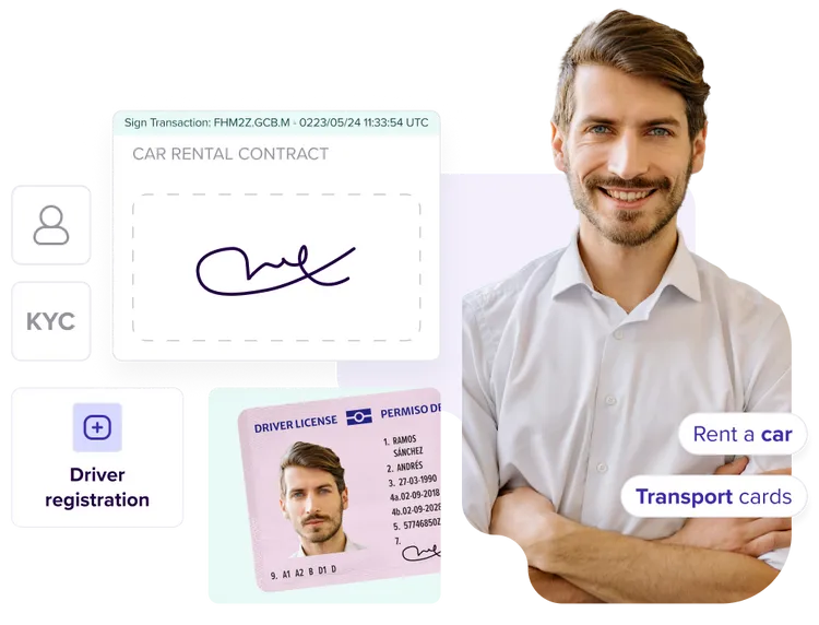 mobility and transport onboarding kyc and signature