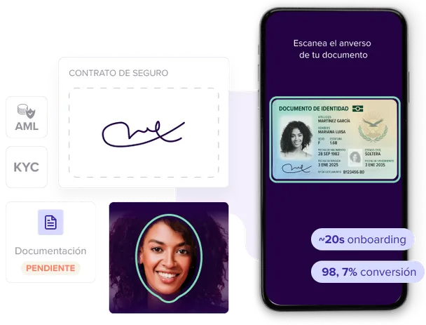 Onboarding y contratación digital para el sector seguros